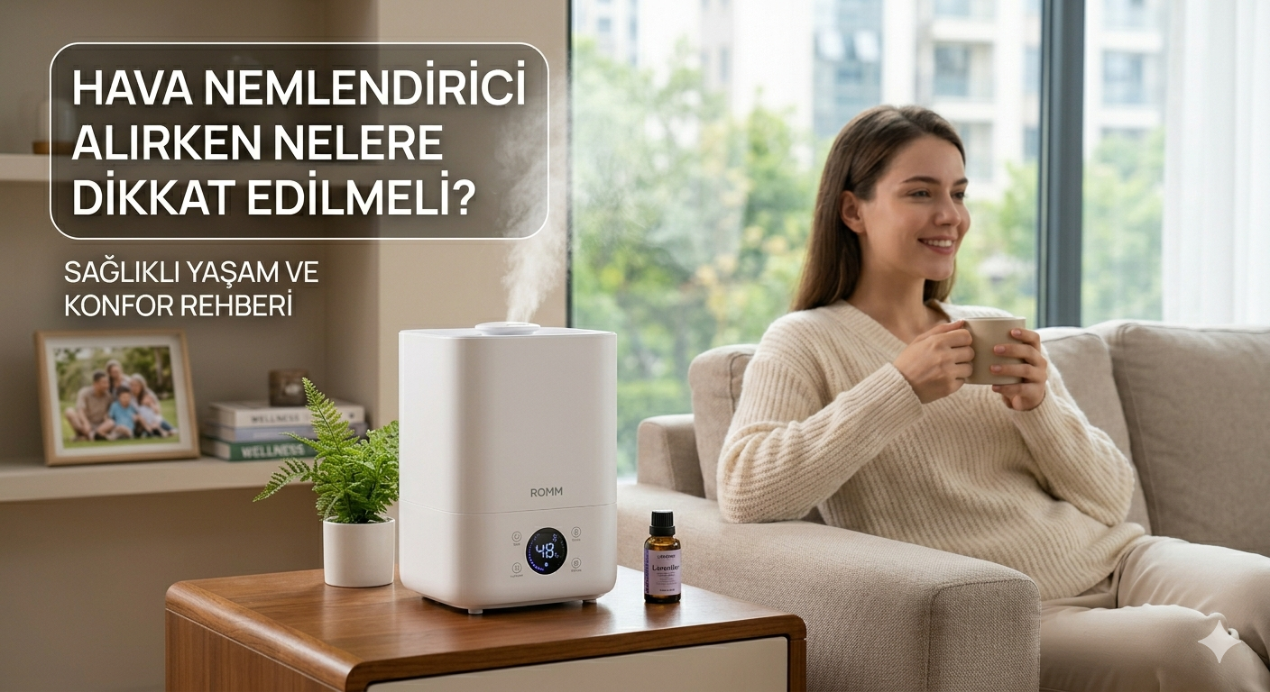 Hava Nemlendirici Alırken Nelere Dikkat Edilmeli? Sağlıklı Yaşam ve Konfor Rehberi