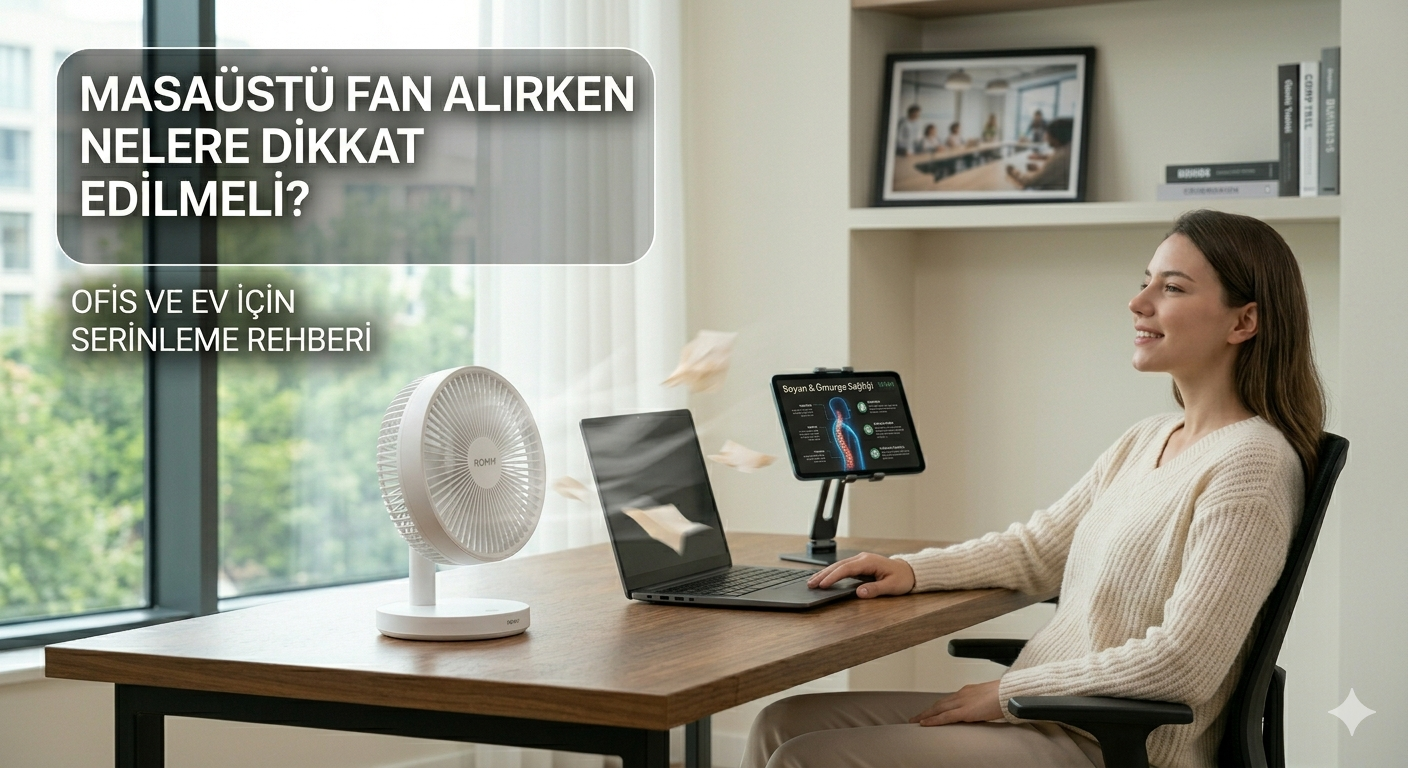 Masaüstü Fan Alırken Nelere Dikkat Edilmeli? Ofis ve Ev İçin Serinleme Rehberi